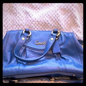 Vintage Coach Ashley Satchel-Stunning blue!
